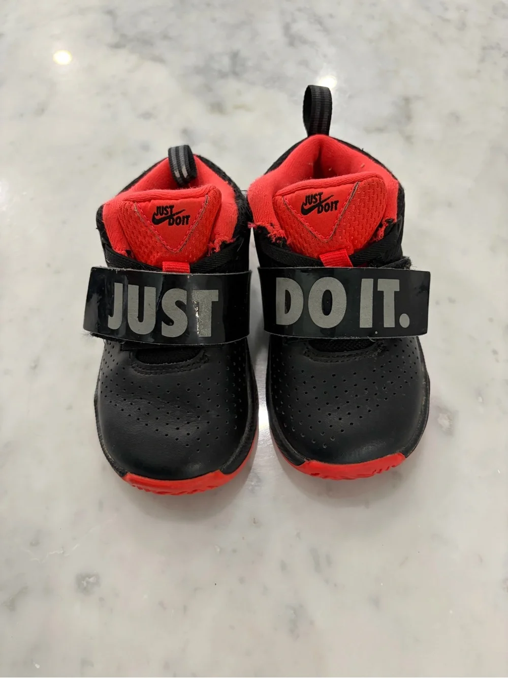 Nike Kids  'Just Do It' Hook-and-Loop Sneakers